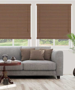 Rèm gỗ cao cấp màu óc chó sang trọng Hải Dương