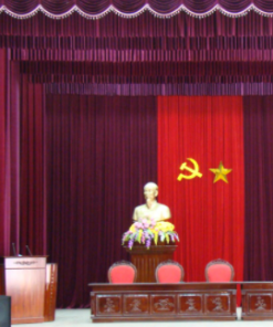 Mành rèm vải hội trường tại Hải Dương