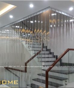 Rèm nhựa ngăn lạnh cầu thang ở Hải Dương