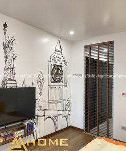 Rèm sáo gỗ phòng ngủ tại Hải Dương