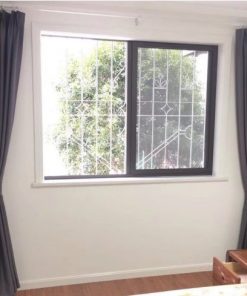 rèm vải một lớp cửa sổ nhà dân